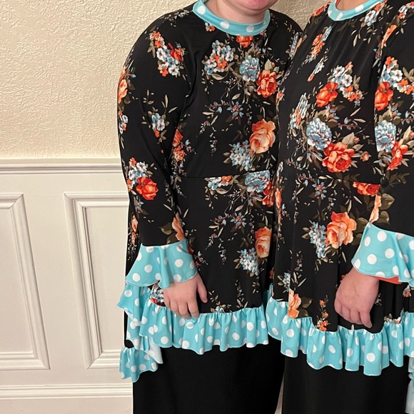 Tops - Mixed pattern top